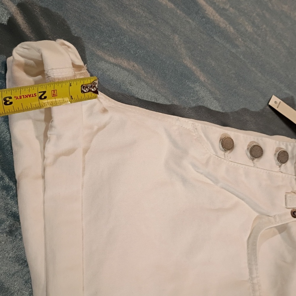Roxy White High Rise Button Fly Shorts Size 25 NWT Summer Beach - Picture 6 of 9